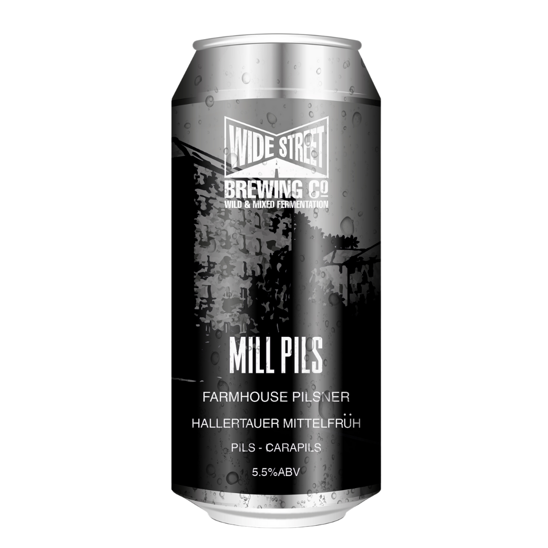 Wide Street Brewing- Mill Pils 5.5% ABV 440ml Can