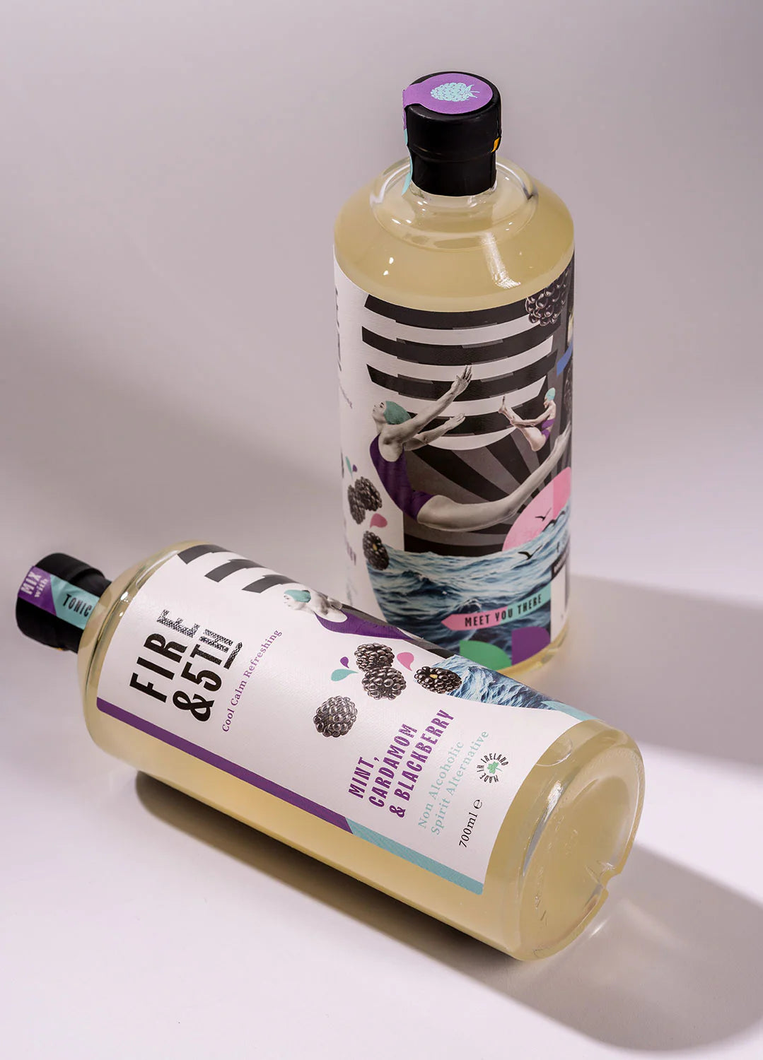 Fire & 5th Mint, Cardamom and Blackberry Non-Alcoholic Cocktail 700ml