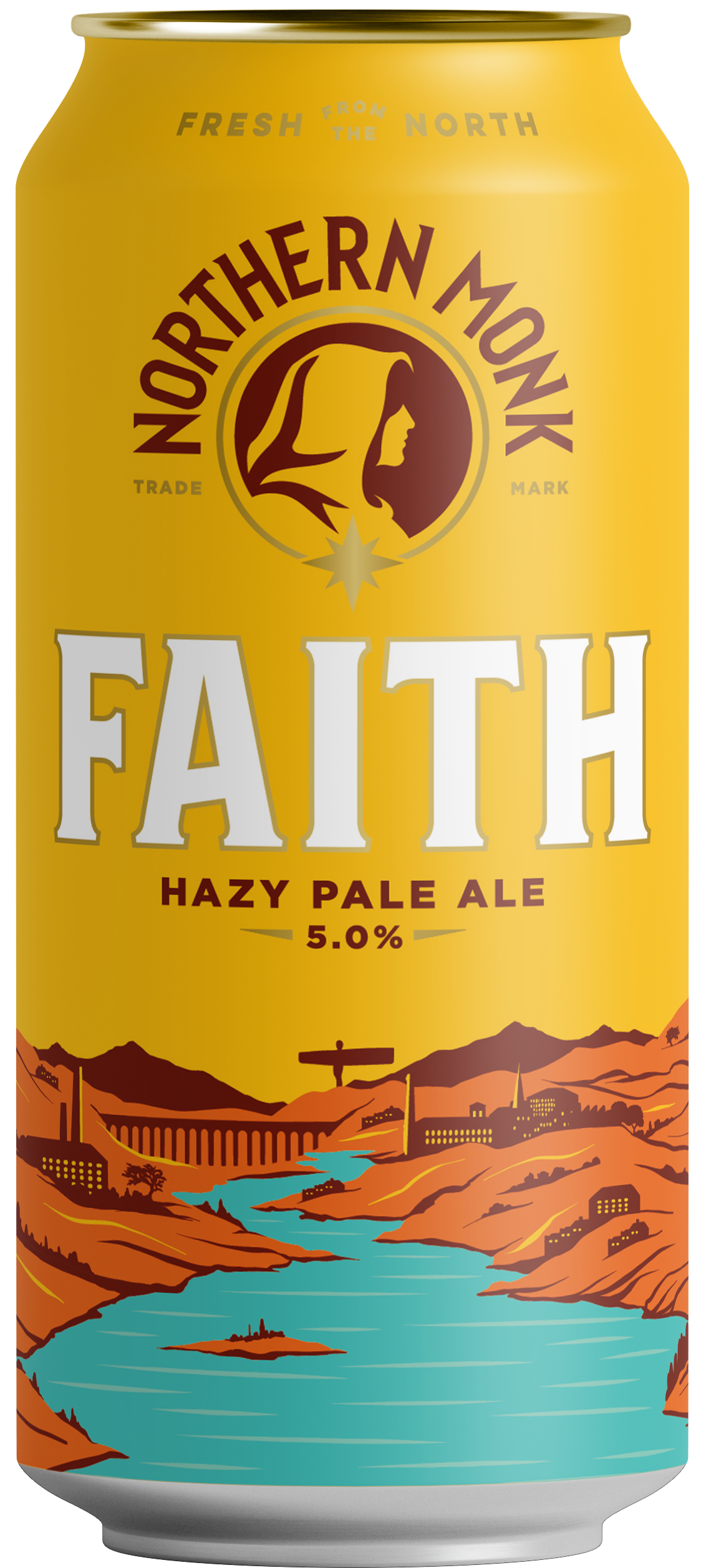 Northern Monk- Faith Hazy Pale Ale 5.4% ABV 440ml Can