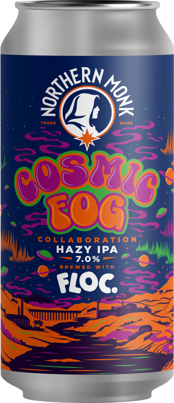 Cosmic Adventure! Step into the fog for a super hazy, super juicy IPA. Brewed with our friends at Floc!