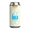 Beer can labeled 'Gold Helles' with a bear graphic on a white background