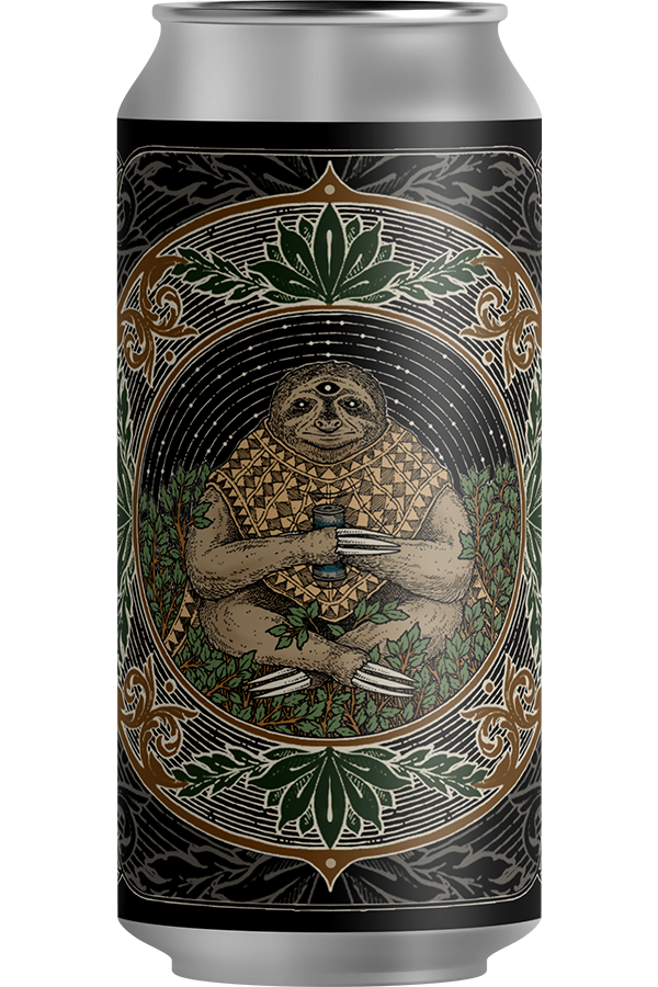 Northern Monk X Moersleutel Craft Brewery- Patrons Project 38.04 Sloth Adrian Baxter Stout 8.4% ABV 440ml Can