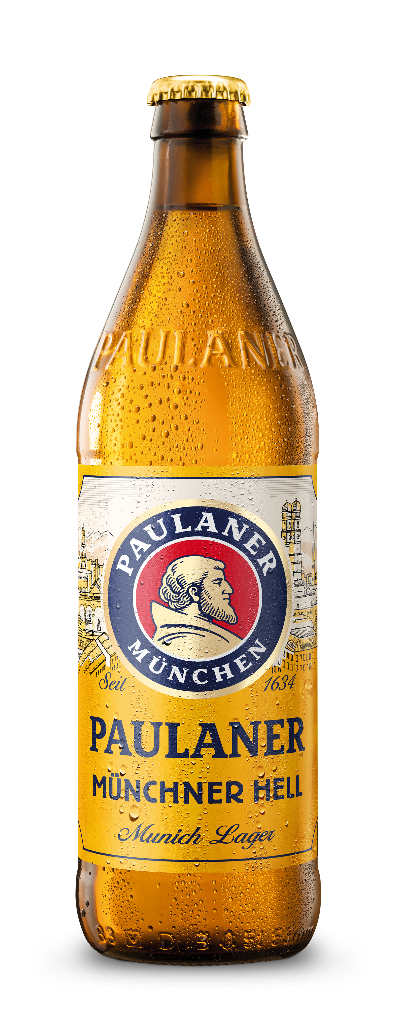 Paulaner Münchner Hell is the perfect representation of the classic Bavarian Helles: golden, bright, and well-proportioned. Smooth and light on the palate, it features a delicate malt aroma with a subtle floral hop note, creating a refreshing and easy-drinking experience. With its rounded flavour and smooth finish, it’s the ideal companion for any occasion, keeping the true Munich brewing tradition alive