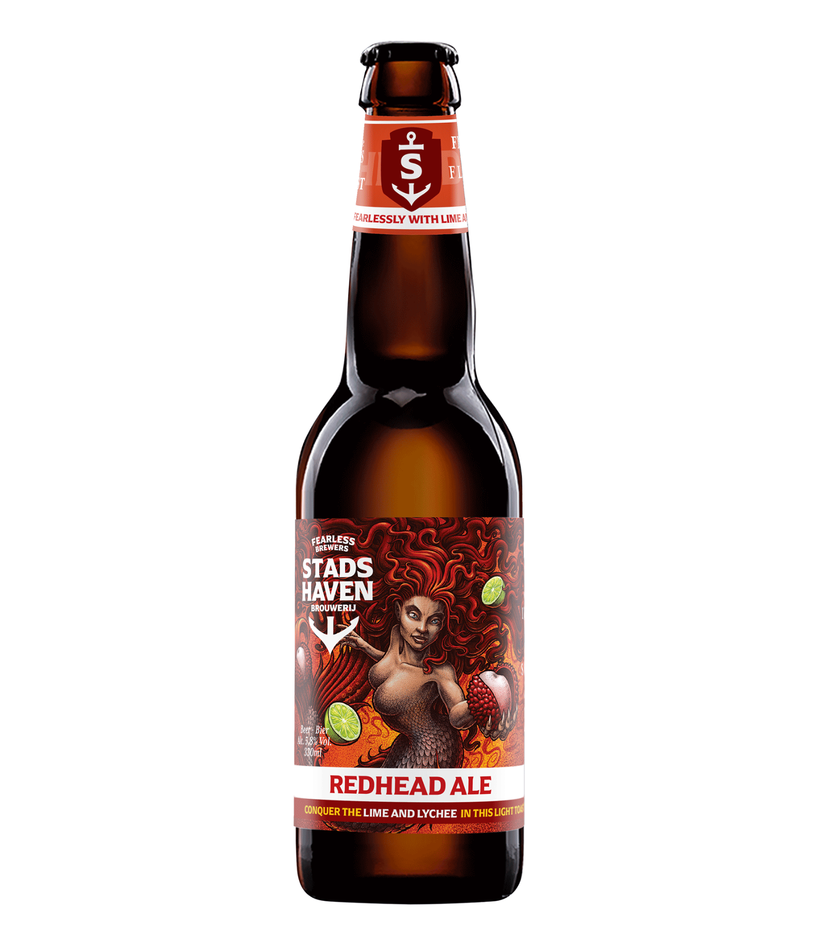 Stadshaven- Redhead Ale Red Ale 5.8% ABV 330ml Bottle