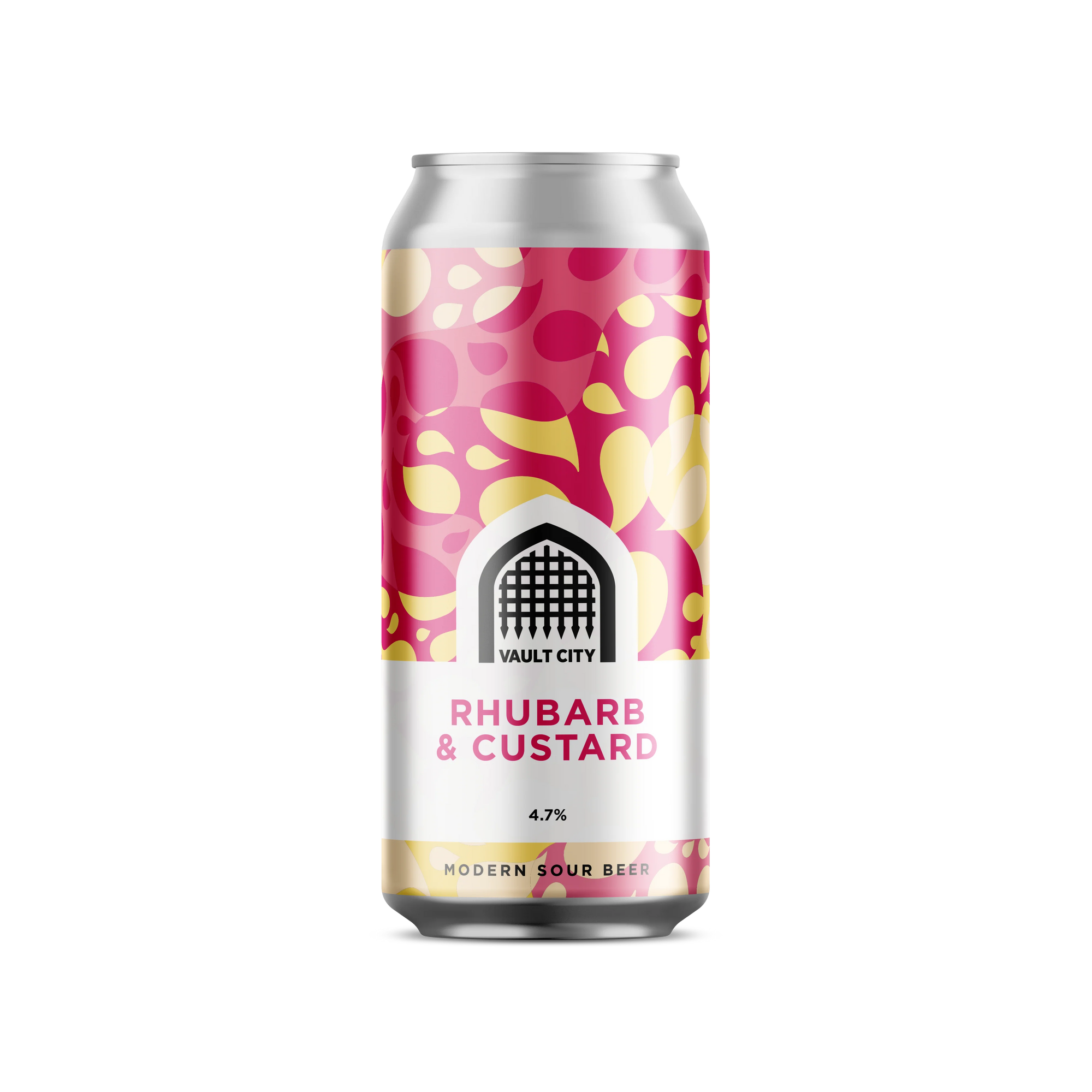 Vault City Brewing- Rhubarb & Custard Sour 4.7% ABV 440ml Can