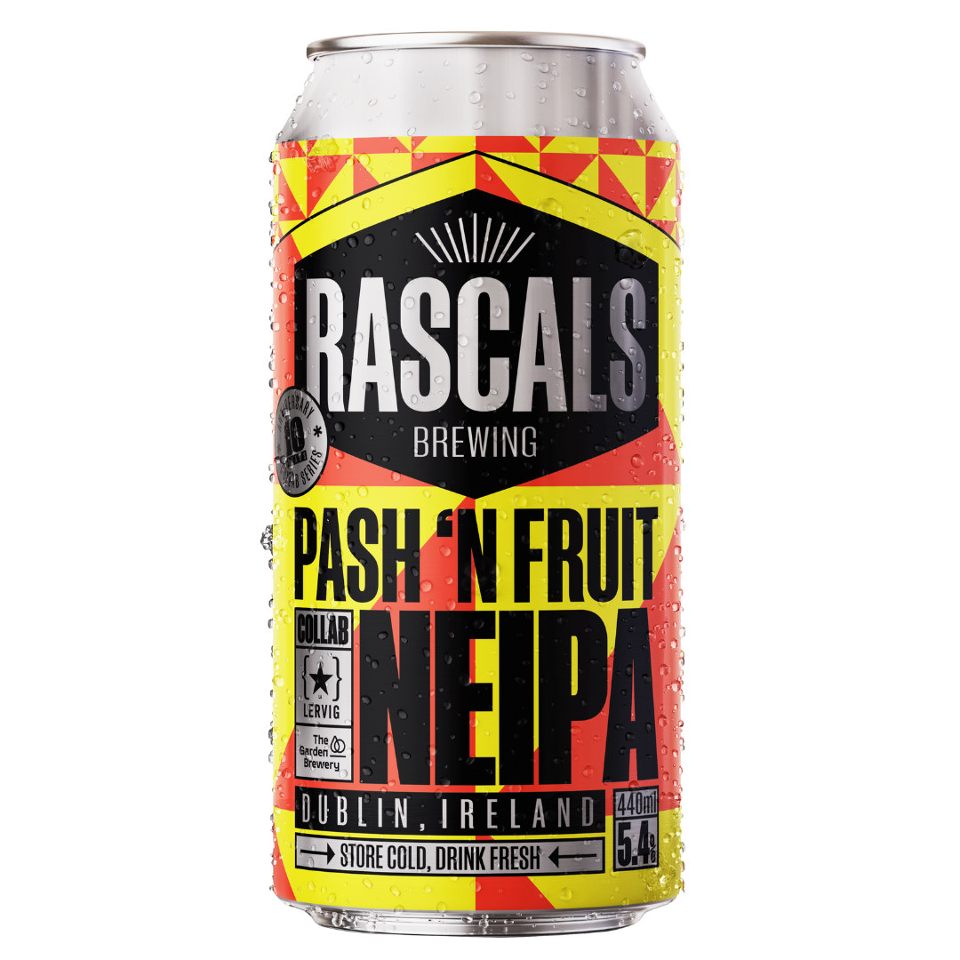 Rascals X The Garden Brewery X LERVIG- Pash 'n Fruit NEIPA 5.4% ABV 440ml Can