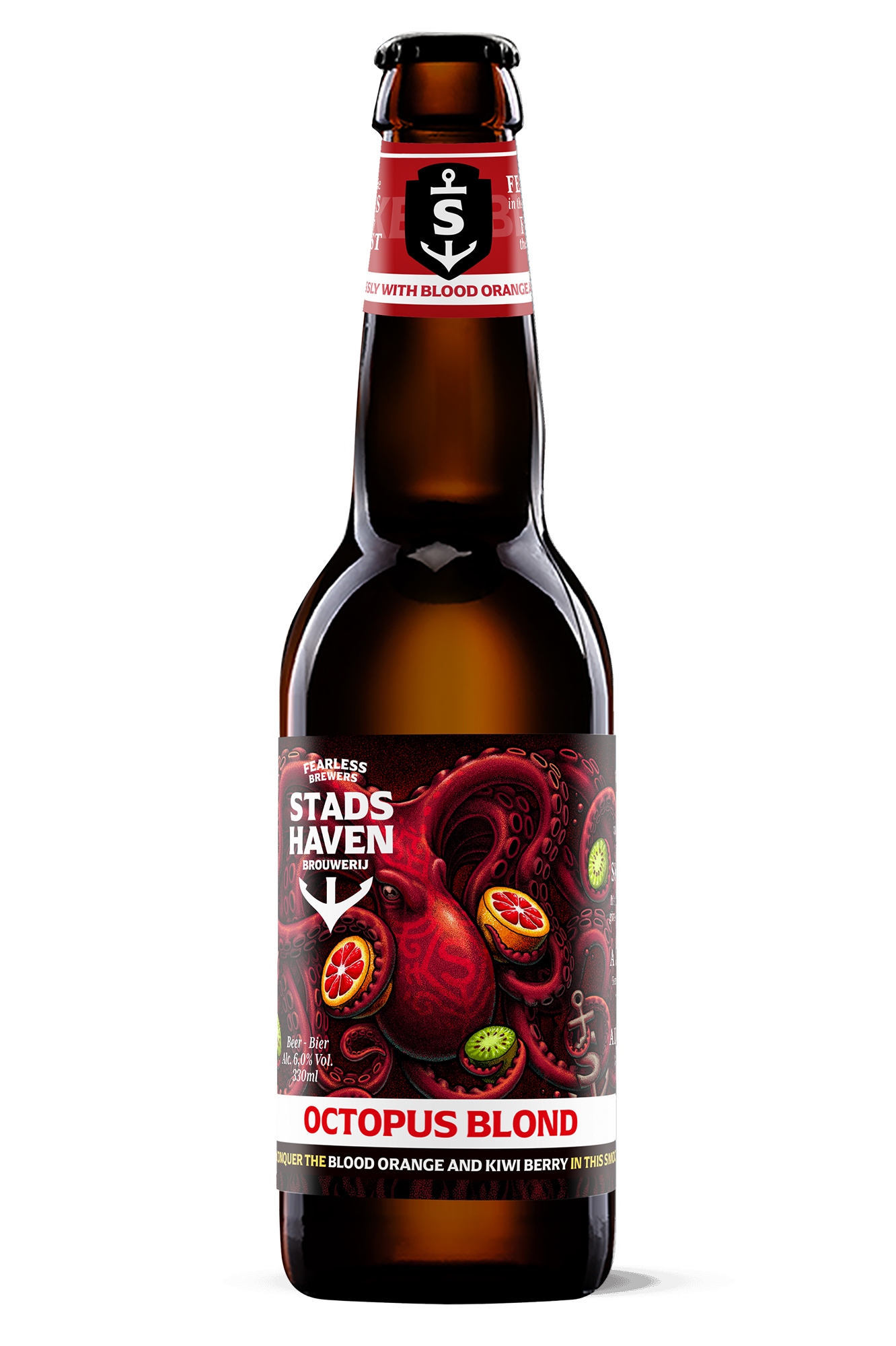 Stadshaven- Octopus/Kraken Blond 6% ABV 330ml Bottle