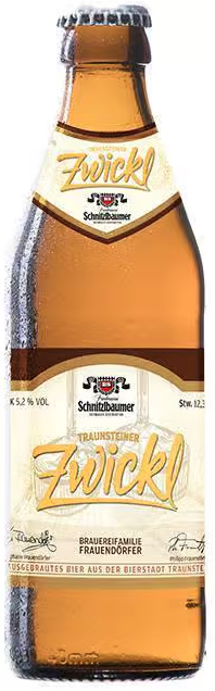 Schnitzlbaumer- Traunsteiner Zwickl Lager 5.2% ABV 330ml Bottle - Martins Off Licence