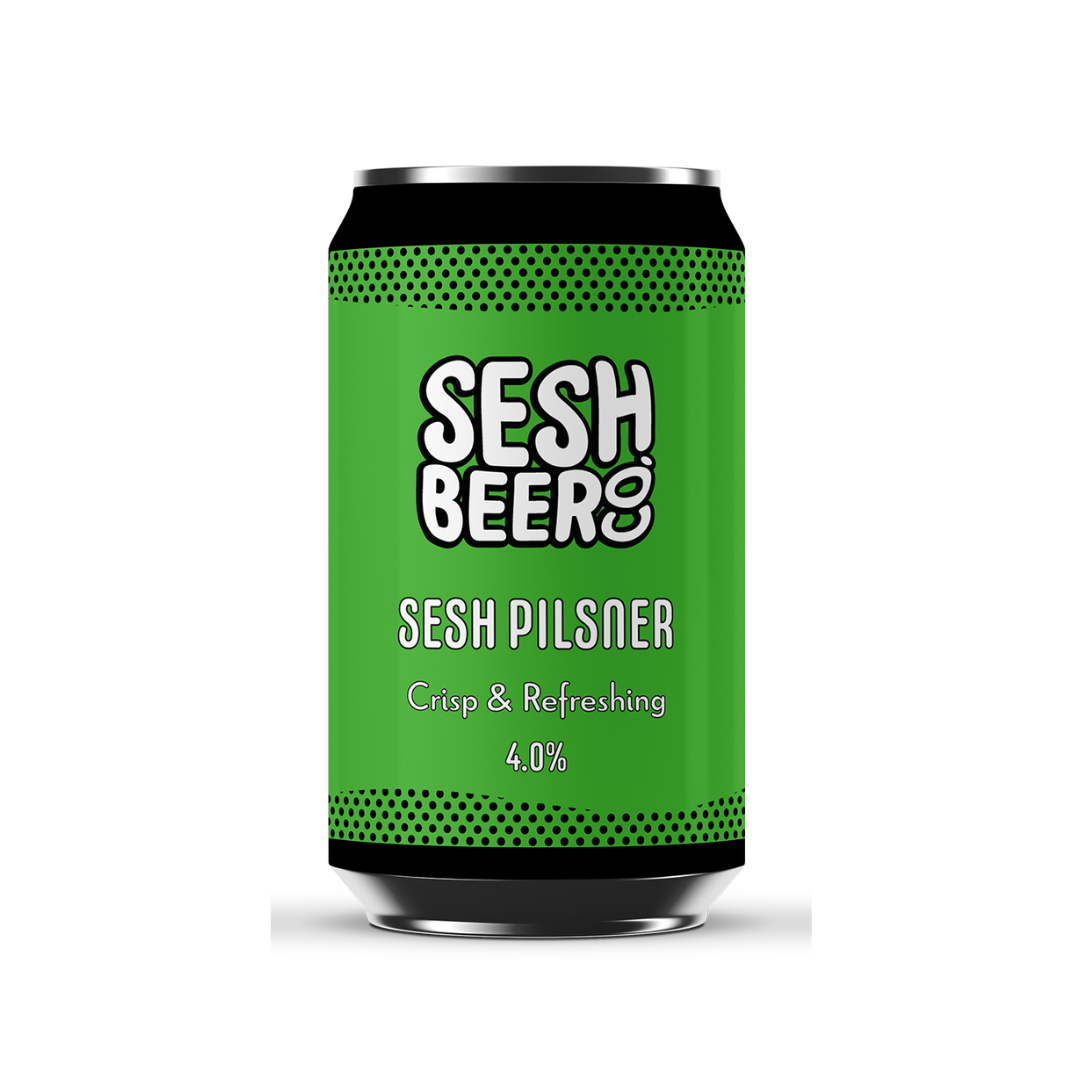 Sesh Beer Co.- Sesh Pilsner 4% ABV 330ml Can