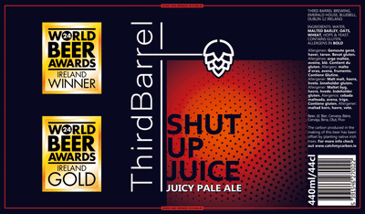 Third Barrel - Shut Up Juice Pale Ale 5.0% ABV 440ml Can