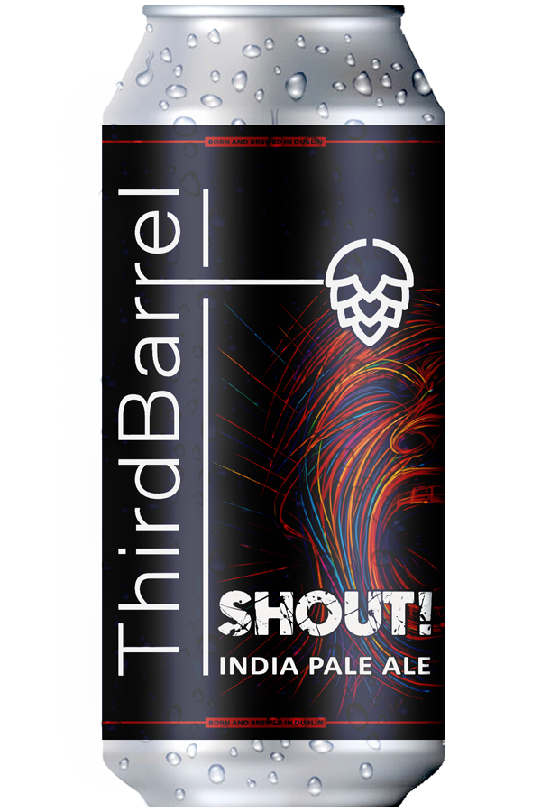 Third Barrel- Shout IPA 6.8% ABV 440ml Can