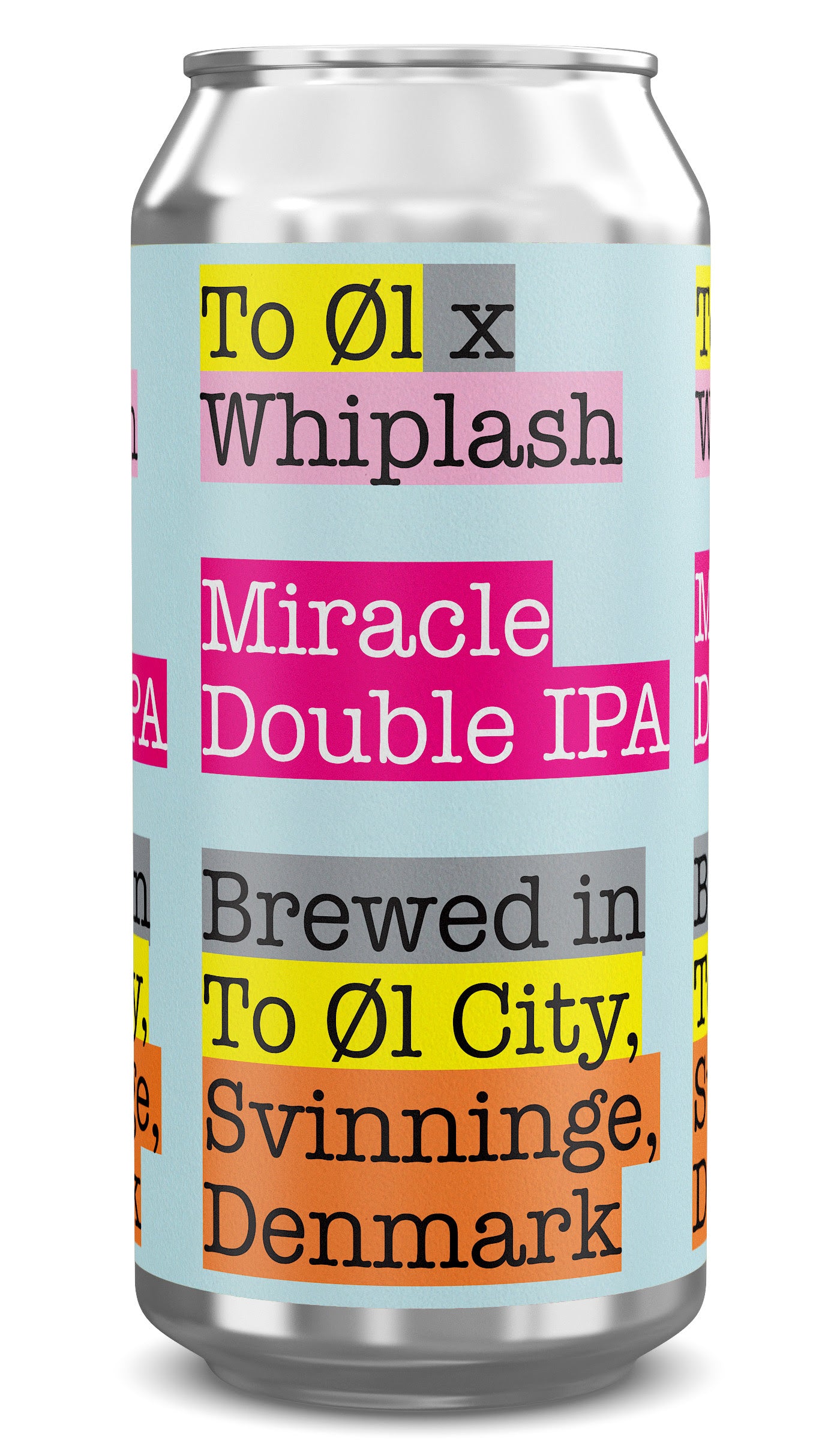 To Øl- Miracle Collab w/ Whiplash DIPA 8.3% ABV 440ml Can
