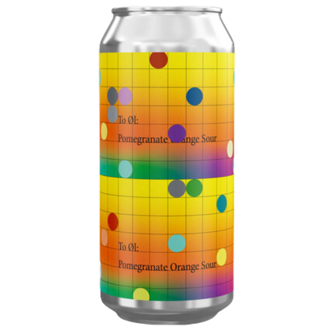 To Øl- Pomegranate Orange Sour 4% ABV 440ml Can