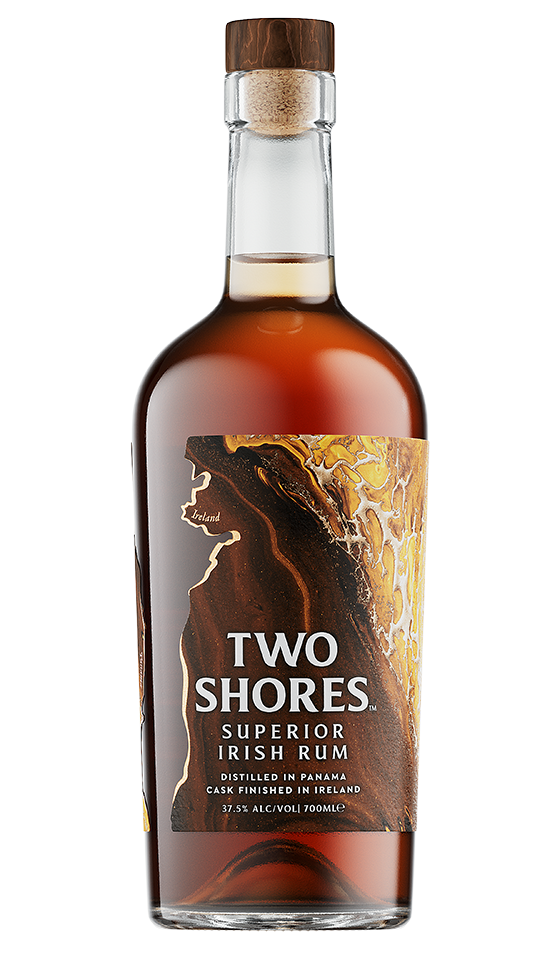 Two Shores Superior Irish Rum 37.5% ABV