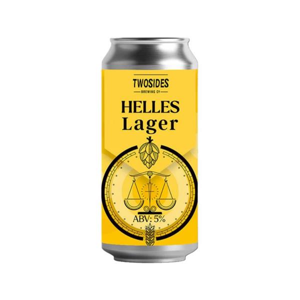 Two Sides Brewing Co Helles Lager 5.0% ABV 440ml