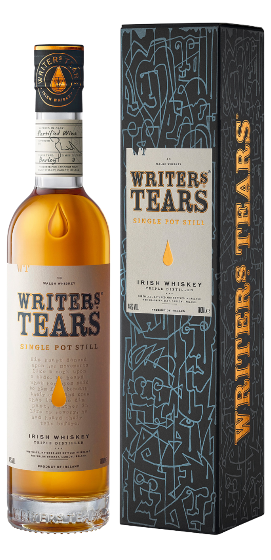 WRITERS’ TEARS SINGLE POT STILL 700ml 46%abv