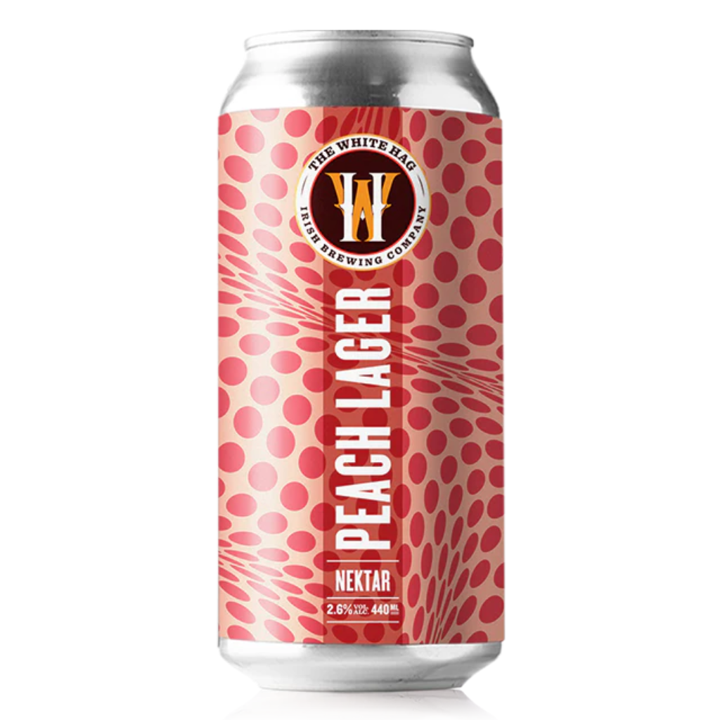The White Hag - Nektar Peach Lager - 2.6% ABV 440ml