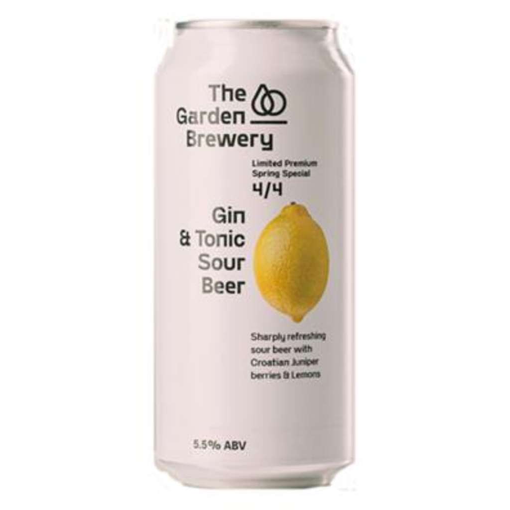 The Garden Brewery - Gin & Tonic Sour Beer 5.5% ABV 440ml Can
