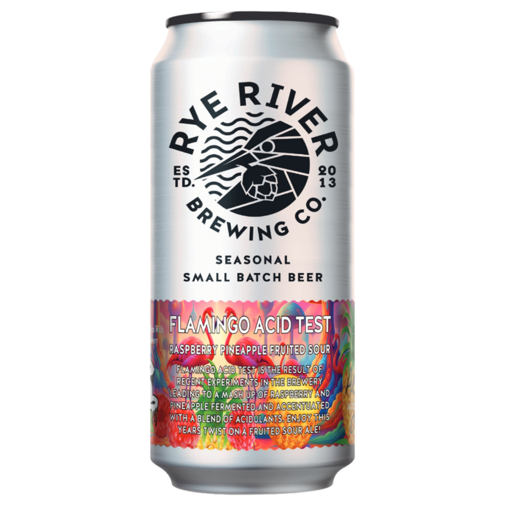Rye River Brewing - Flamingo Acid Test Fruited Sour 4.0% ABV 440ml Can