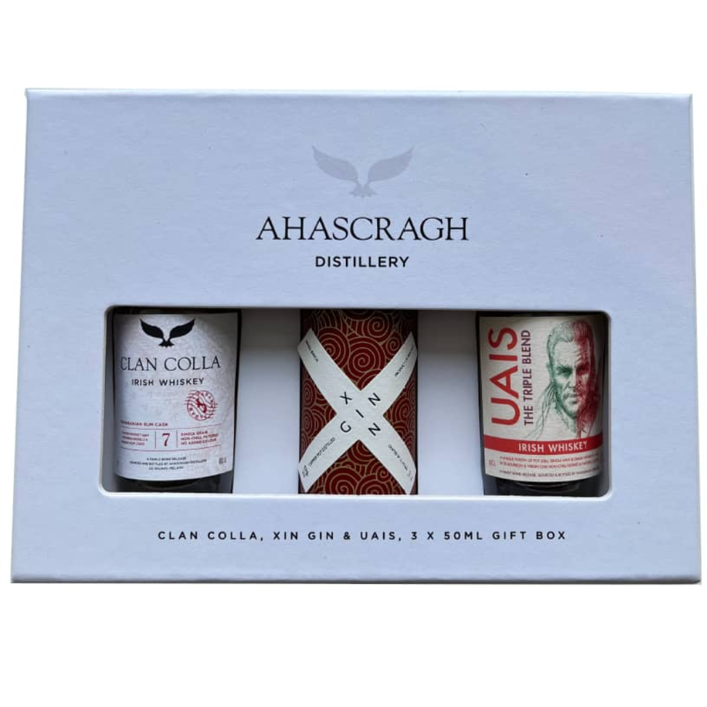 Ahascragh Distillery Whiskey Miniatures Gift Set 5cl Bottles x 3