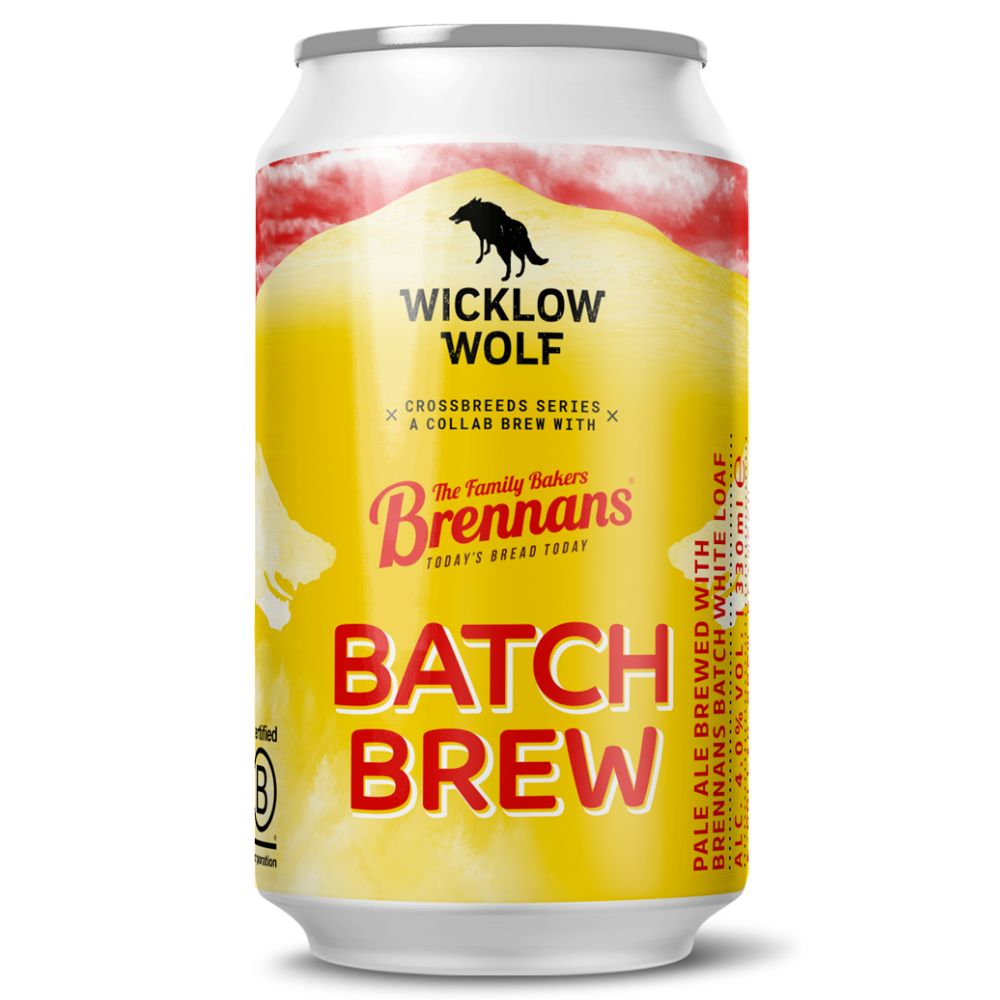 Wicklow Wolf Brennans Batch Brew 4.0% ABV 330ml