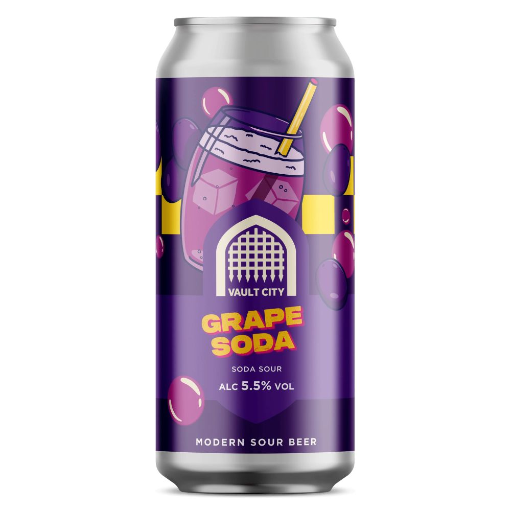 Vault City Brewing- Grape Soda Sour 5.5% ABV 440ml
