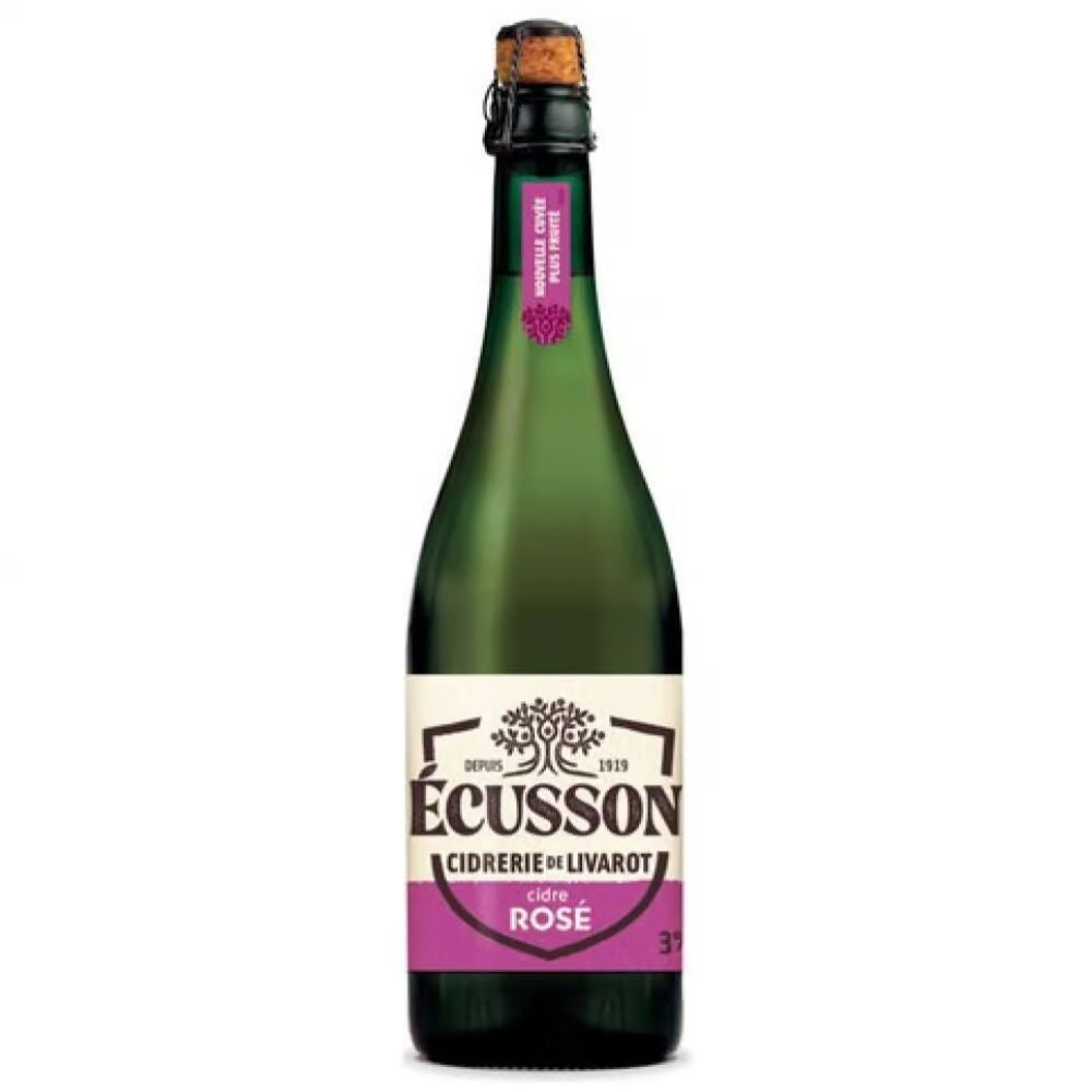 Ecusson Cidrerie De Livarot Cidre Rose 3% ABV 750ml