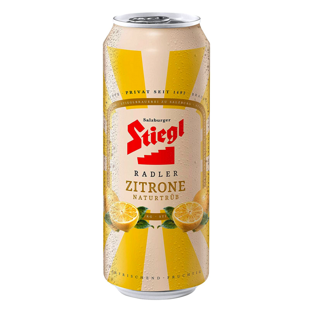 Salzburger Stiegl Radler Zitrone ABV 2% 500ml