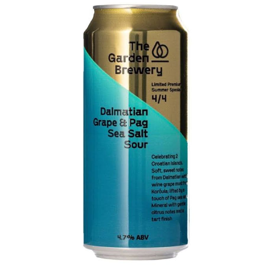 The Garden Brewery- Dalmatian Grape & Pag Sea Salt Sour 4.7% ABV 440ml