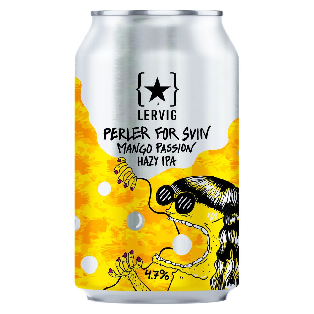 Lervig - Perler For Svin Mango Passion Hazy IPA 4.7% ABV 330ml