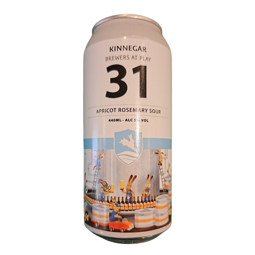 Kinnegar Brewing- No. 31 Apricot Rosemary Sour 5% ABV 440ml Can