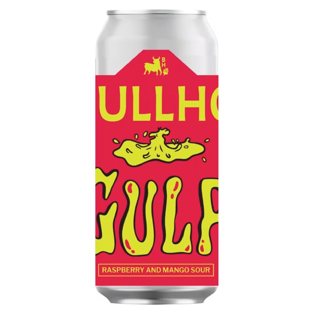 Bullhouse Brew - Gulp Raspberry And Mango Sour 4.0% ABV 440ml