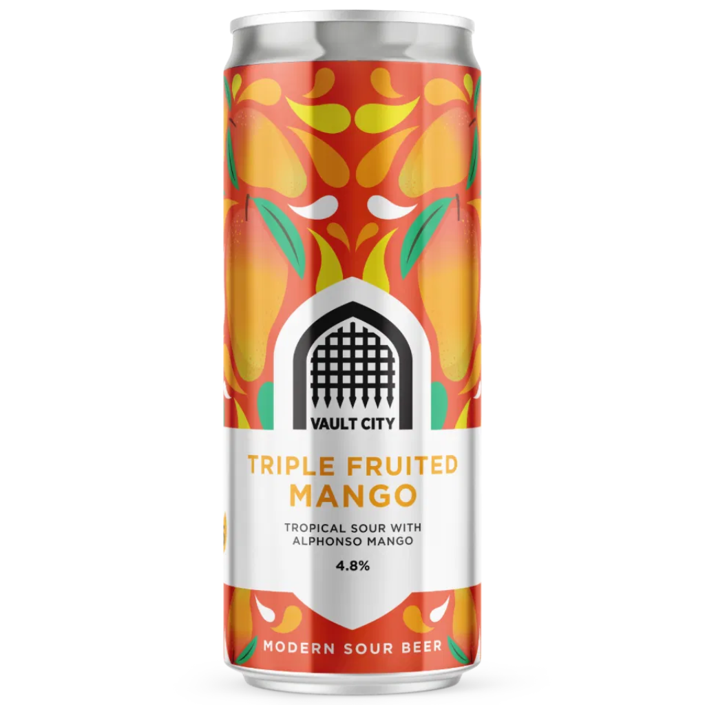 Vault City Brewing - Triple Fruited Mango 4.8% ABV 330ml