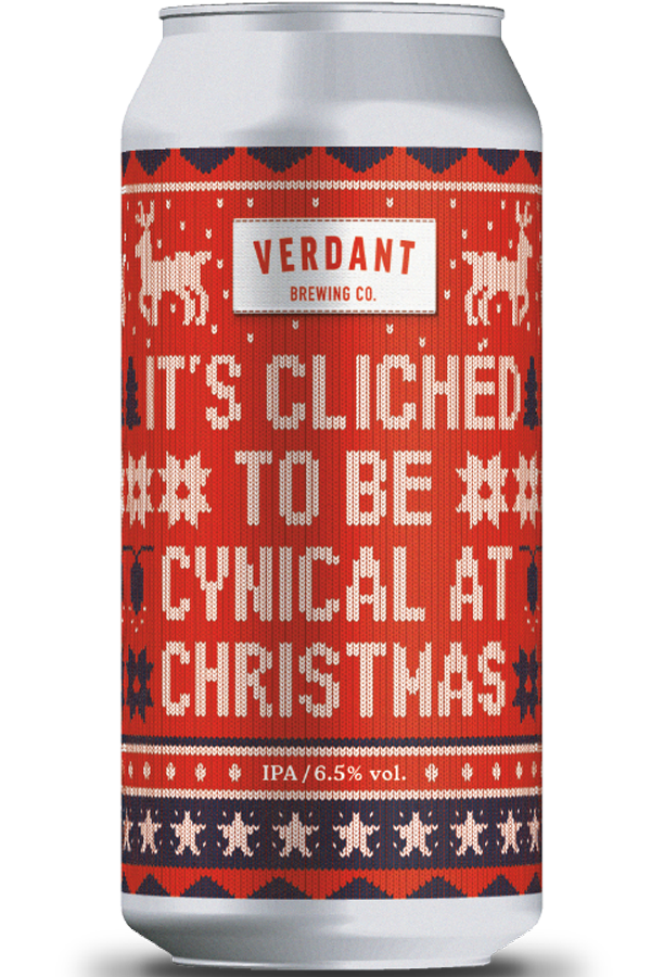 Verdant Brewing -  It’s Clichéd to Be Cynical at Christmas New England IPA 6.5% ABV 440ml Can