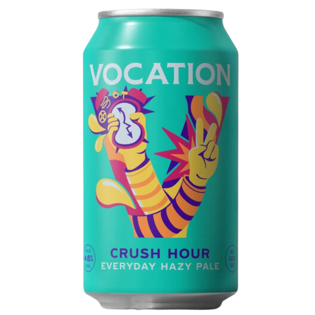 Vocation Brewery- Crush Hour Hazy Pale Ale 4.6% ABV 330ml Can