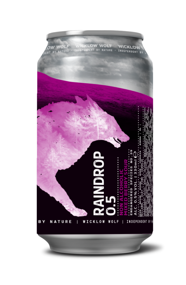 Wicklow Wolf- Raindrop Non-Alcoholic Sour 0.5% ABV 330ml Can