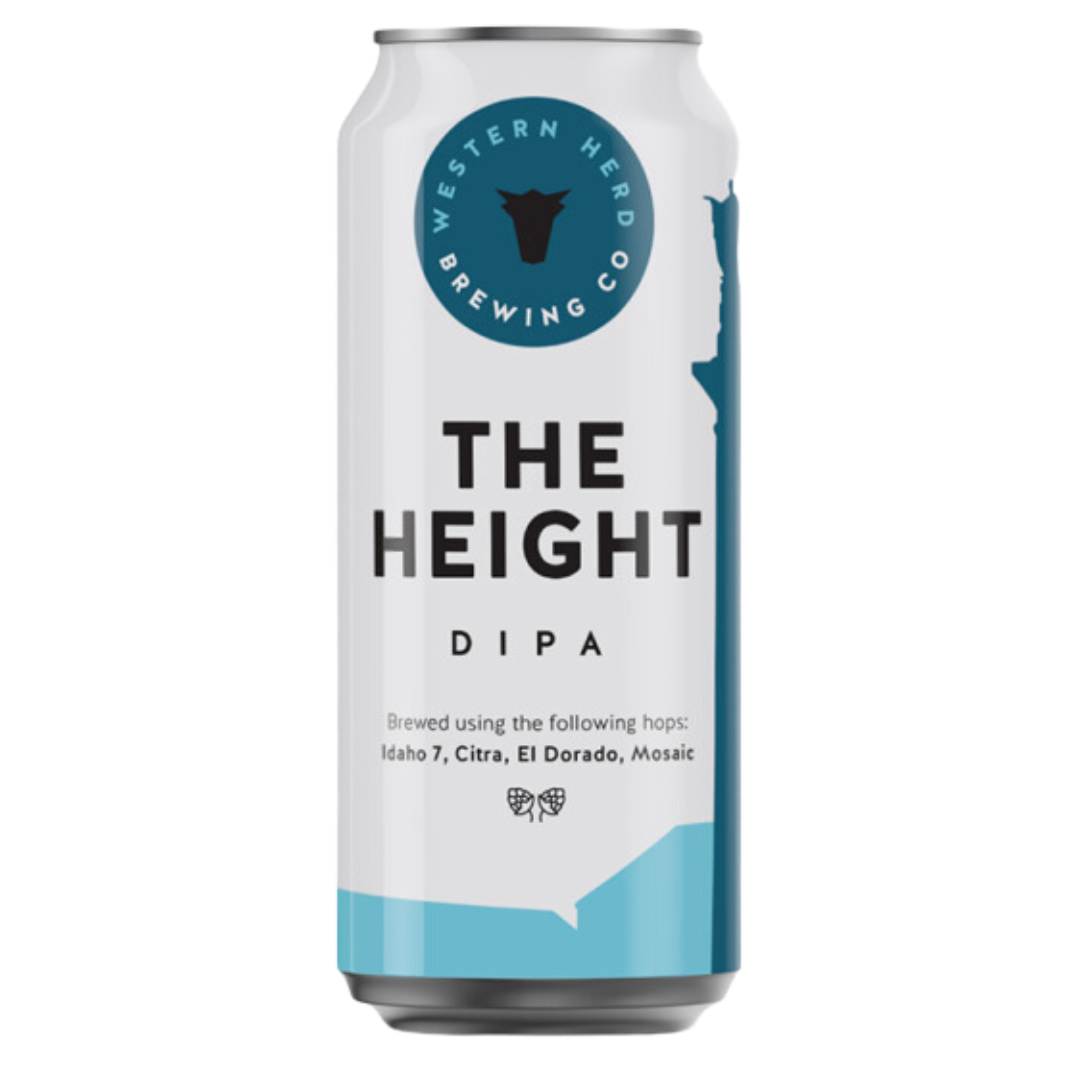 Western Herd- The Height DIPA 8% ABV 440ml Can