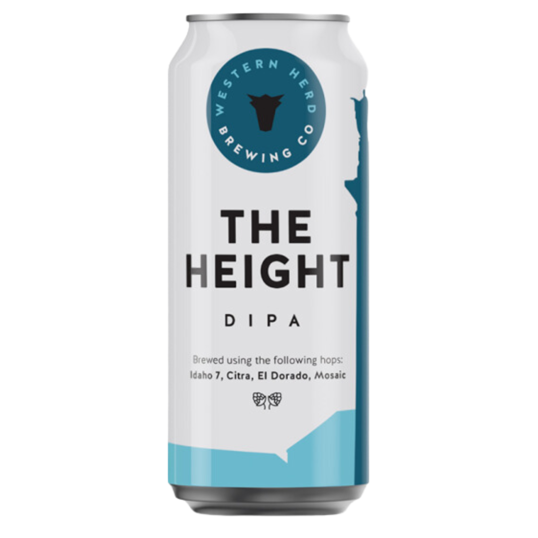 Western Herd- The Height DIPA 8% ABV 440ml Can - Martins Off Licence