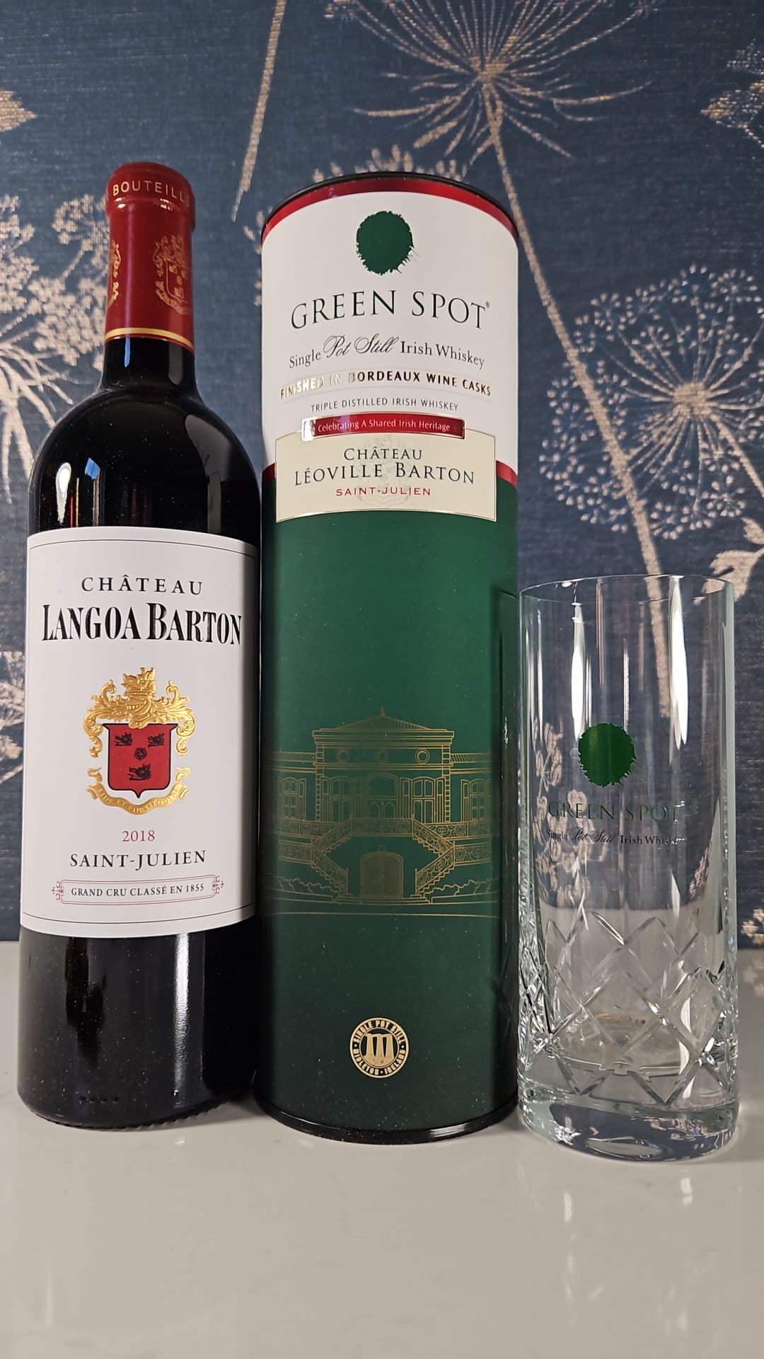 Red Wine & Irish Whiskey Gift Set
