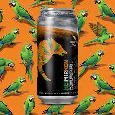 Wicklow Wolf- Heimirken Parrott-Dise Lager 4.42% ABV 440ml