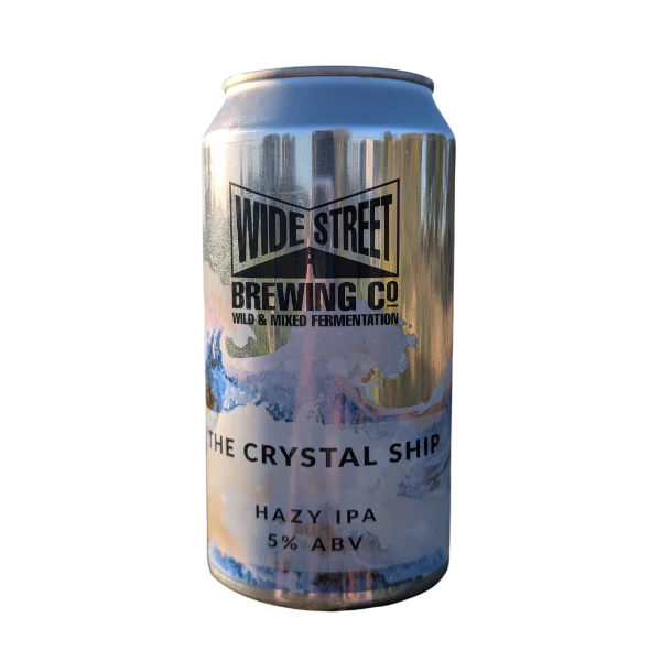 Wide Street - The Crystal Ship Hazy IPA 5.0% ABV 440ml Can