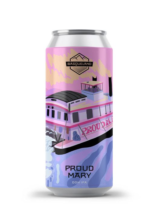 Basqueland Brewing- Proud Mary DDH IPA 6.2% ABV 440ml Can