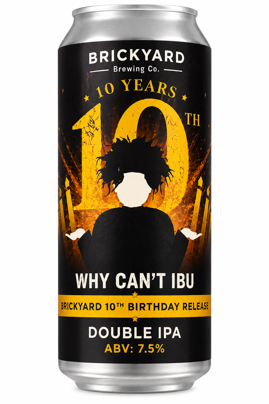 Brickyard Brewing Co. Why Can't IBU Double IPA 440ml can