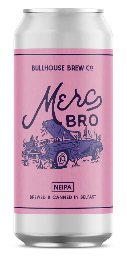 Bullhouse Brew- Merc Bro NEIPA 6.5% ABV 440ml Can