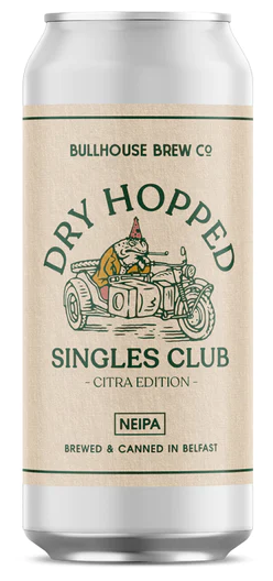 Bullhouse Brew- Singles Club Dry Hopped Pale Ale 6.5% ABV 440ml Can