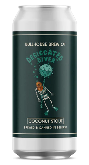 Bullhouse Brew Co- Desiccated Diver Coconut Stout 5% ABV 440ml Can
