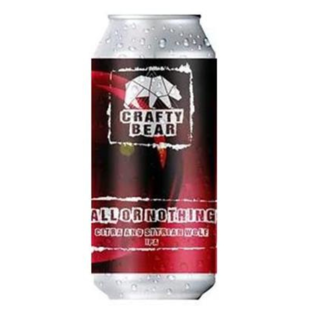 Crafty Bear- All Or Nothing IPA 6% ABV 440ml Can