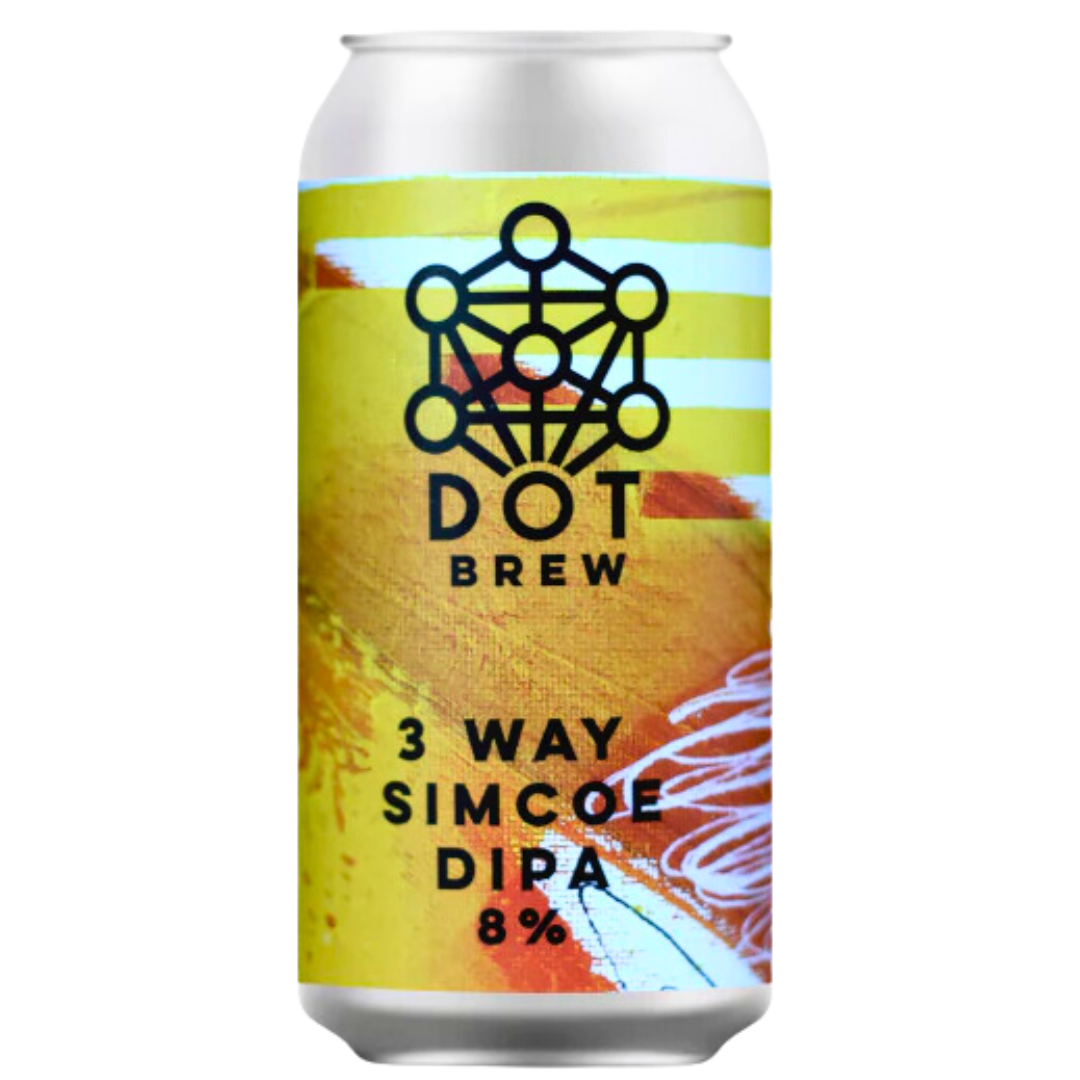 DOT Brew- 3 Way Simcoe Double IPA 8% ABV 440ml Can