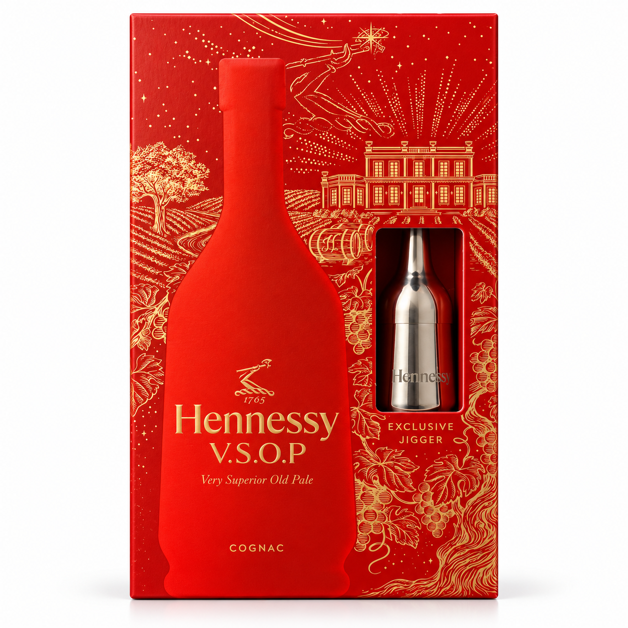 Hennessy V.S.O.P Cognac Gift Set with Exclusive Jigger