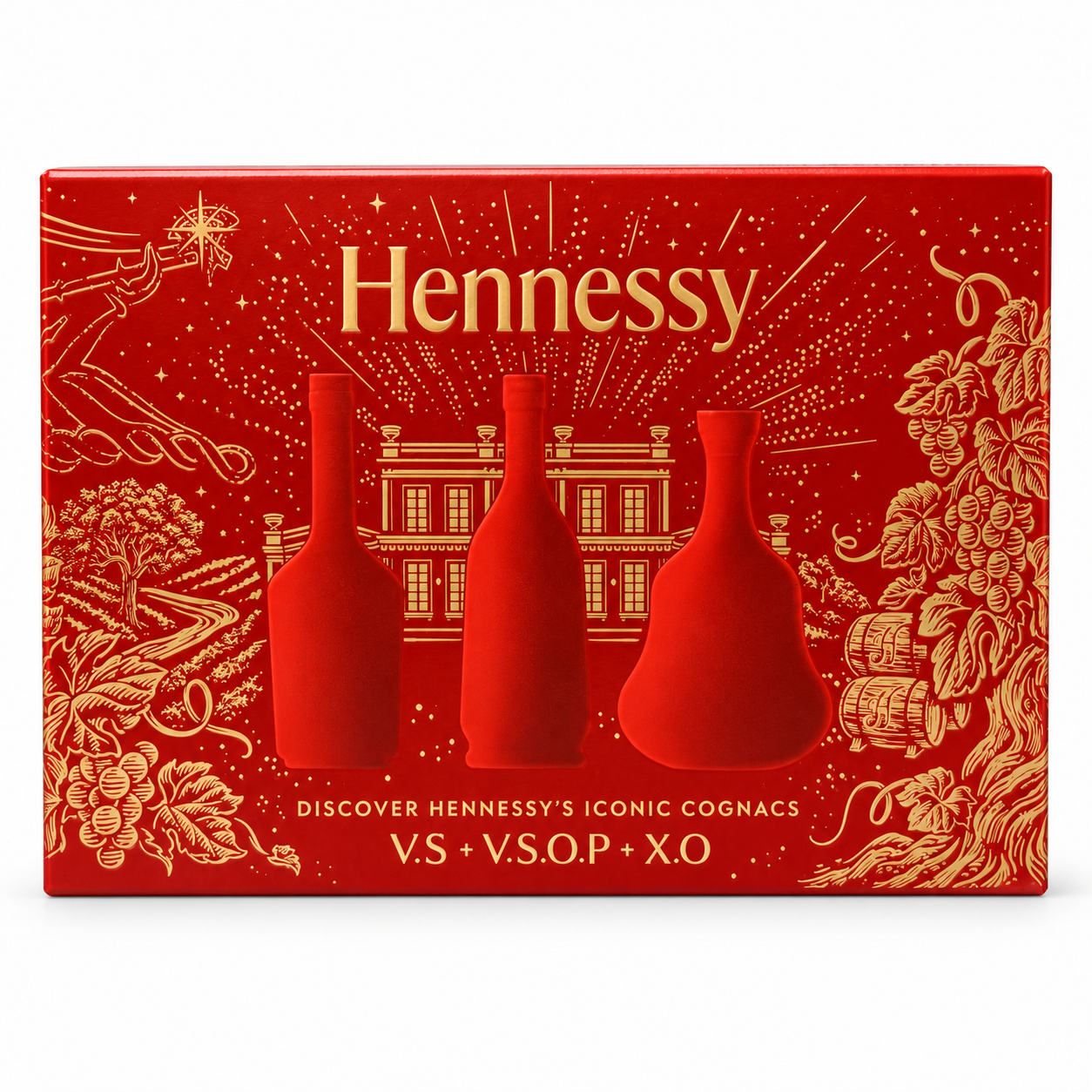 Hennessy Cognac Discovery Gift Set V.S, V.S.O.P & X.O – 3 x 5cl